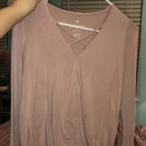 Pink blouse